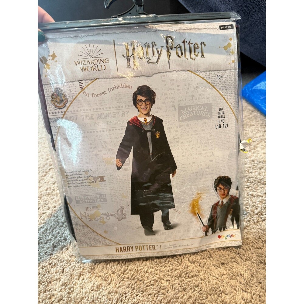 Harry Potter Wizarding World  Size L/G (10-12) Harry Potter Costume New W/Tags